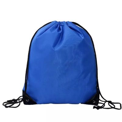 Zilk Screen Printed Custom Logo Nylon Polyester 210D Promotie Gym Drawnstring Rugzak