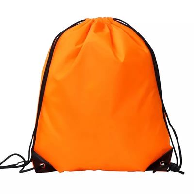 Zilk Screen Printed Custom Logo Nylon Polyester 210D Promotie Gym Drawnstring Rugzak