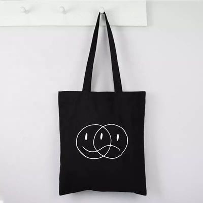 Aanvaardbaar OEM/ODM Gepersonaliseerde briefpatroon Canvas Stof Tote Bag voor kruidenierswinkel