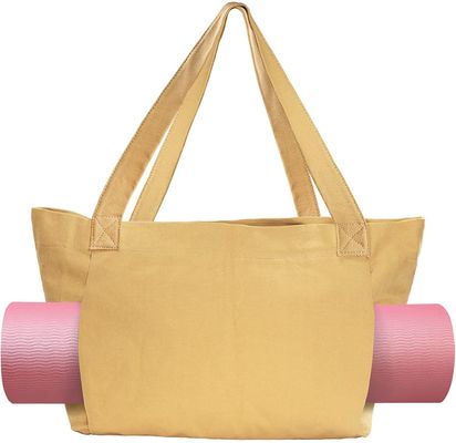 Gepersonaliseerde kleur Eco Friendly Cotton Canvas Yoga Mat Bag voor Eco Conscious Yogis