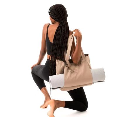 Gepersonaliseerde kleur Eco Friendly Cotton Canvas Yoga Mat Bag voor Eco Conscious Yogis