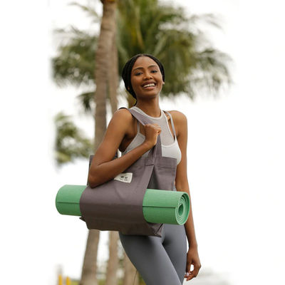 Gepersonaliseerde kleur Eco Friendly Cotton Canvas Yoga Mat Bag voor Eco Conscious Yogis