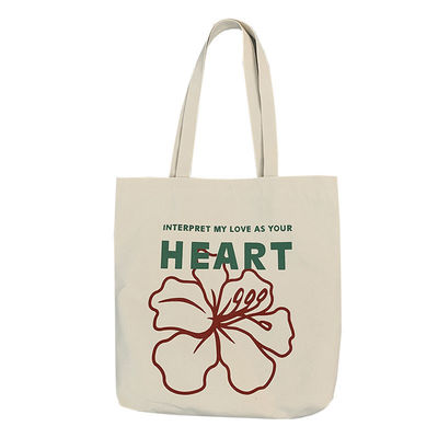 Letter Pattern Vrouwen Canvas Winkeltassen Tote tassen voor herbruikbaar en milieuvriendelijk