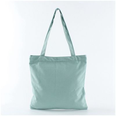 Handled Style Custom Printed Cotton Canvas Shopping Tote Bag met logo voor Eco Grocery