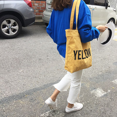 Geschenken Custom Printed Logo Cotton Canvas Bags voor herbruikbaar winkeltokjes