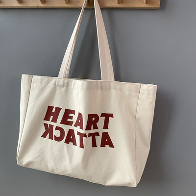 2022 Fashion Custom Women Canvas Tote Bag voor het winkelen met milieuvriendelijk materiaal