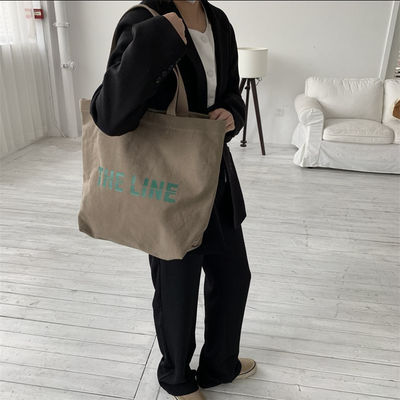 Dagelijks schoolleven Eco-vriendelijk Custom Canvas Tote Bag met Custom Logo Printing