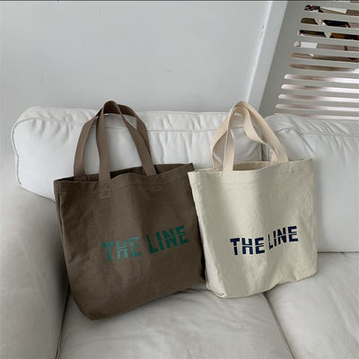 Dagelijks schoolleven Eco-vriendelijk Custom Canvas Tote Bag met Custom Logo Printing