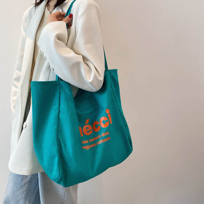 Dagelijkse schoolleven Eco mode Custom herbruikbare handtas katoenen tassen voor vrouwen