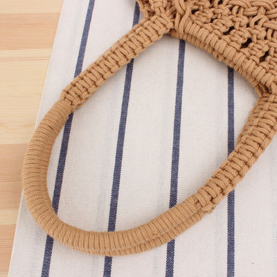 Tassel Fashion vrouwen schoudertas met stro geweven Tote en aangepast logo ontwerp