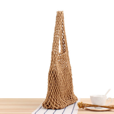 Casual Grote Woven Handtassen Vrouwen Woven Straw Beach Tote Bag met Customized Color Bucket