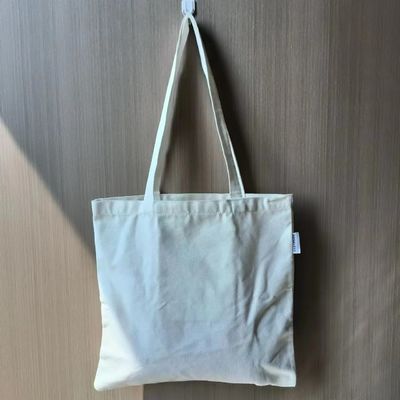 Custom Logo Printed Canvas Tote Bag voor winkelen