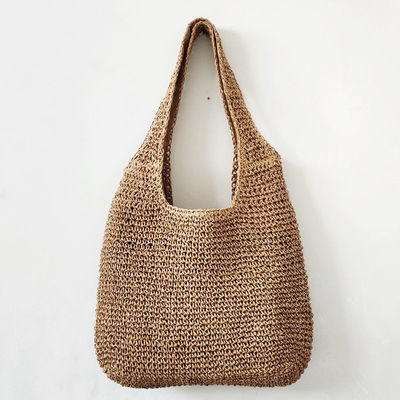 2022 Summer Raffia Handbag Bohemian Style Acceptabel OEM/ODM Woven Weave Straw Beach Bag