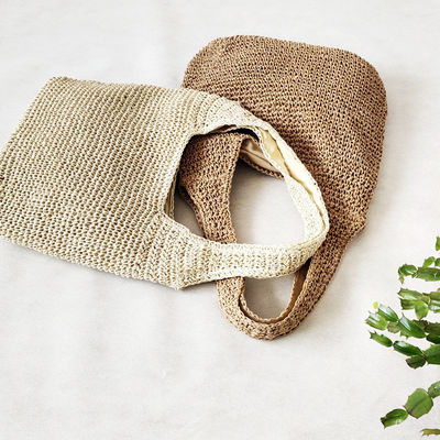 2022 Summer Raffia Handbag Bohemian Style Acceptabel OEM/ODM Woven Weave Straw Beach Bag