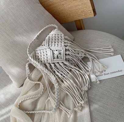Gepersonaliseerd Logo Vrouwen Straw Clutch Weave Schouder Summer Beach Crossbody Handtas met Zipper sluiting