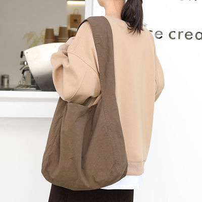 Custom Outdoor Fashion Beach Bag met letterprint en katoen materiaal