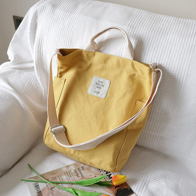 Kleur op maat Middelgrote Meisje Canvas Borst Crossbody Tote Schouder Boodschapper Tas