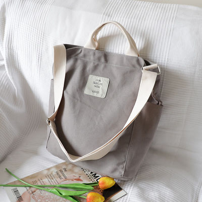 Kleur op maat Middelgrote Meisje Canvas Borst Crossbody Tote Schouder Boodschapper Tas