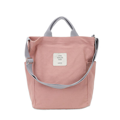 Kleur op maat Middelgrote Meisje Canvas Borst Crossbody Tote Schouder Boodschapper Tas
