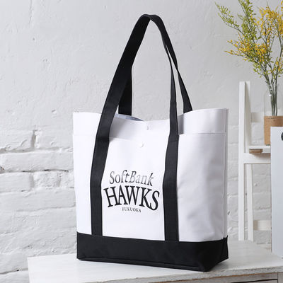 Gepersonaliseerd logo geaccepteerd Duurzame Canvas Tote Bag voor Outdoor Mode en verder