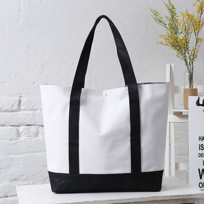 Gepersonaliseerd logo geaccepteerd Duurzame Canvas Tote Bag voor Outdoor Mode en verder