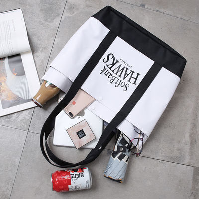 Gepersonaliseerd logo geaccepteerd Duurzame Canvas Tote Bag voor Outdoor Mode en verder