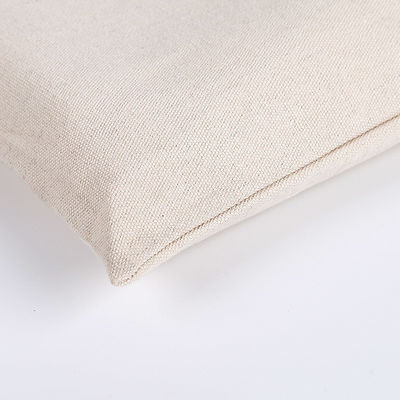 Gepersonaliseerde kleur Plain White Cotton Canvas herbruikbare winkeltok voor schoolleven