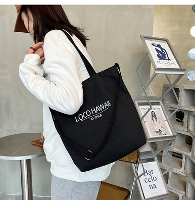 Nieuwste modieuze dames Canvas Crossbody tas met Tote Handle en letter patroon