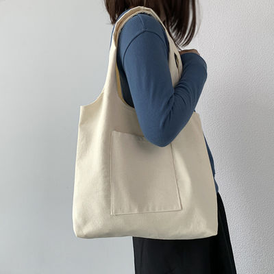 Custom Logo Canvas Winkelwagen Organic Cotton Tote Bag en nieuwste mode stijl