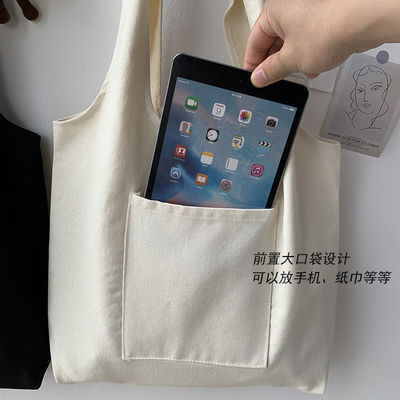 Custom Logo Canvas Winkelwagen Organic Cotton Tote Bag en nieuwste mode stijl