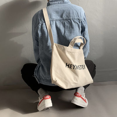 Custom Large Canvas Tote Bag Aanvaardbaar OEM/ODM voor briefprint Cross Body Messenger Bag