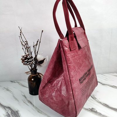 Gepersonaliseerde ontwerper grote capaciteit Tyvek Dupont papier geïsoleerde lunchbox zak