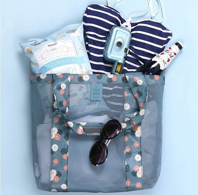 Mode Reis Handtassen Doorzichtige Mesh Schoudertas Transparante Tote Beach Bag voor het voordeel