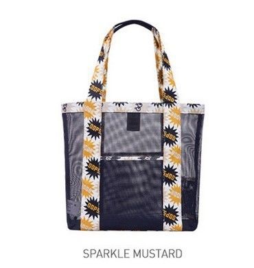 Mode Reis Handtassen Doorzichtige Mesh Schoudertas Transparante Tote Beach Bag voor het voordeel