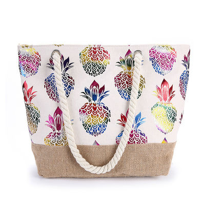Strandtas Dames Vrouwen Casual Tote Fashion Flower Printing Zomer Grote capaciteit