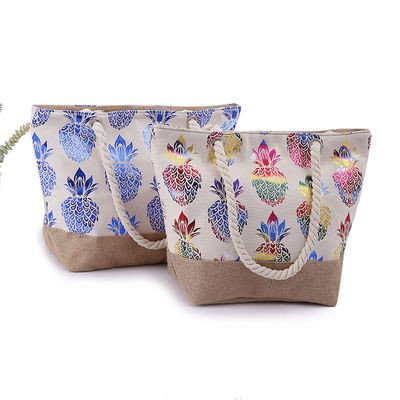 Strandtas Dames Vrouwen Casual Tote Fashion Flower Printing Zomer Grote capaciteit