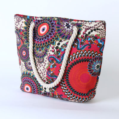 Custom full print katoenen doek Tote Bag voor dagelijkse benodigdheden en meer
