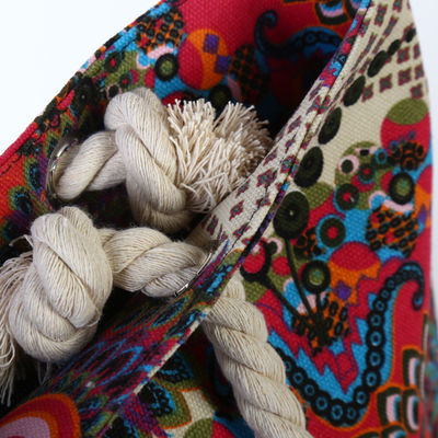 Custom full print katoenen doek Tote Bag voor dagelijkse benodigdheden en meer