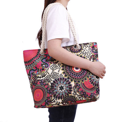 Custom full print katoenen doek Tote Bag voor dagelijkse benodigdheden en meer
