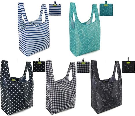 REPT milieuvriendelijk herbruikbaar polyester winkelen opvouwbare tassen make-up verpakken nylon zakken