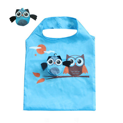 Leuke dieren RPET winkeltasjes voor winkelen Wandelen Reizbrief Druk katoenen tas