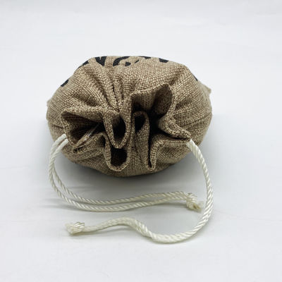 Custom Logo Jute Drawstring Pouch voor dagelijks schoolleven Essentials en organisatie