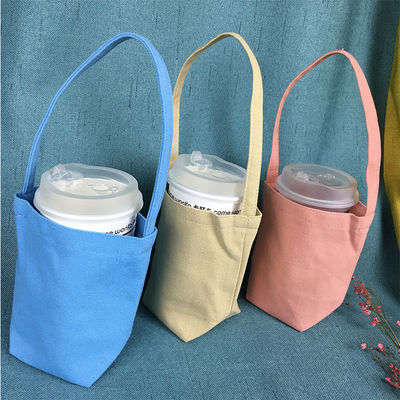 Gepersonaliseerd logo Dagelijks schoolleven Herbruikbare koffie Drink Drager Cup Holder Drager Tote Bag