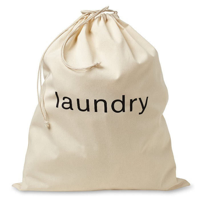 Design Jumbo Drawstring rugzak voor zware wasgoed van katoen en linnen