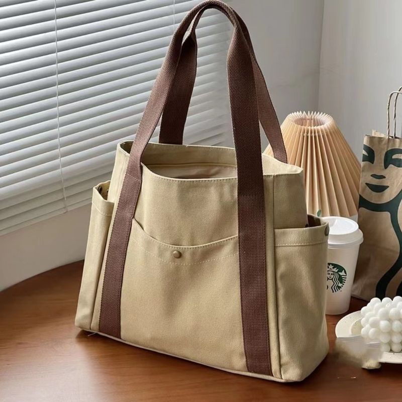 Dagelijks schoolleven Aanpassing Kleuren Grote Canvas Crossbody Tassen voor mannen en vrouwen