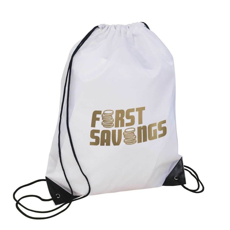 OEM/ODM Geaccepteerd Custom Logo Polyester Drawstring Rugzak voor reizen en sporten