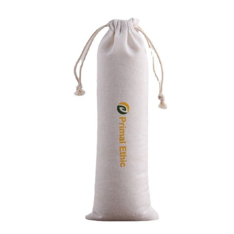 Custom Logo Drawstring Gift Bag voor het dagelijks leven Eco Printed Canvas Linen Bag Verpakking