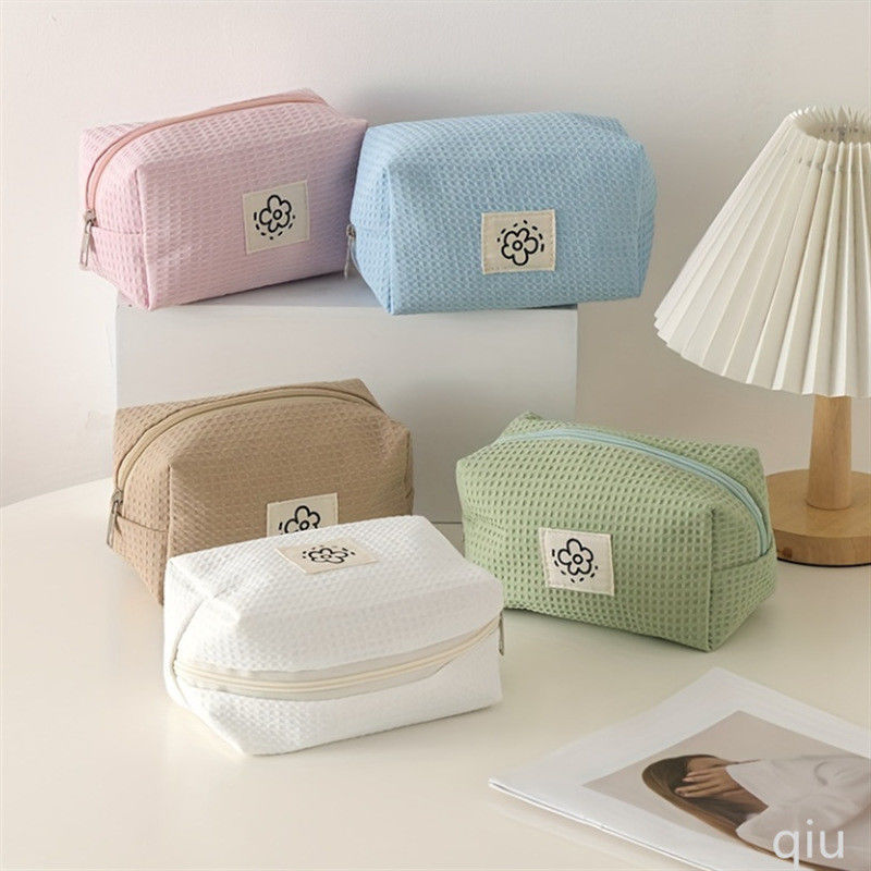 Print Patroon Type Polyester Make-up Bag Multifunctionele Custom Cosmetic Bag met handvat