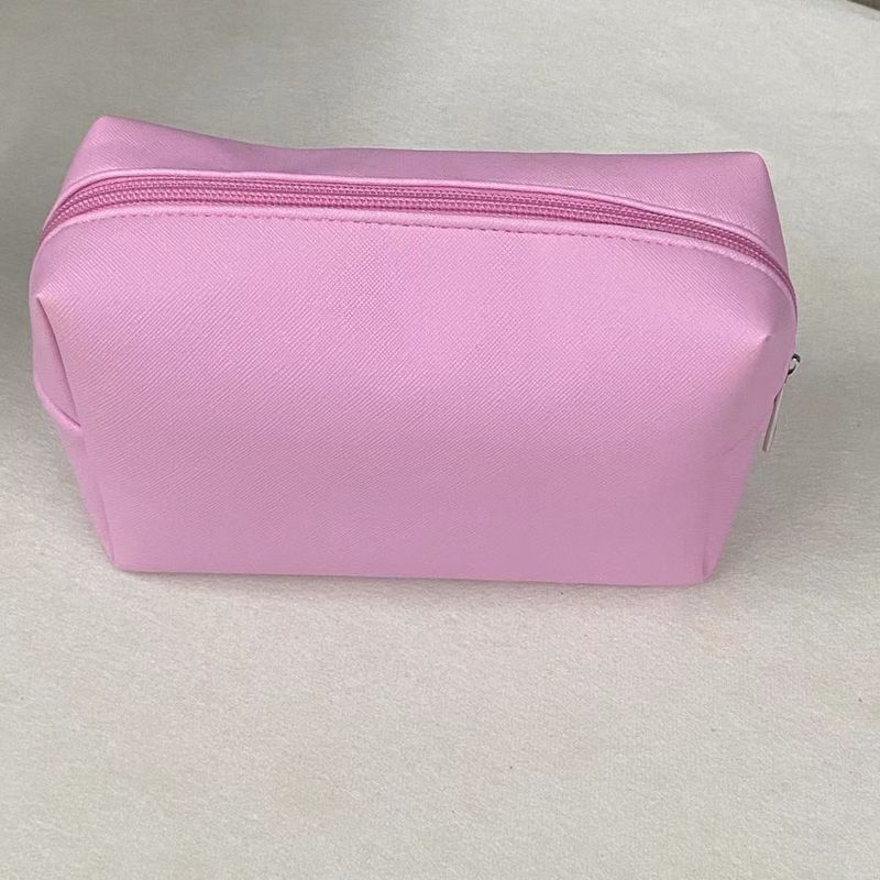 Mix Color Cotton Pu Cosmetic Make-up Bag Blank Dust Wash Bag met aangepaste kleur