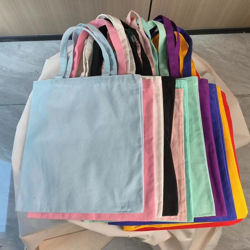 Liningmateriaal Canvas Warm gerecycled plain cotton winkelwagen Reclame Tote Bag Voor promotie